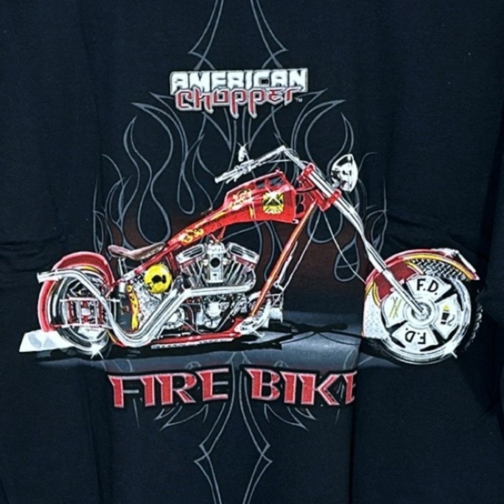AMERICAN CHOPPER Black Vintage T-Shirt, Size L, NWT